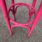 Pink Bistro Stools in the Style of Thonet, 1980s, Set of 3, Image 5