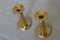Danish Gold-Plated 24kt Candleholders from Altecco, 1970s, Set of 2 2