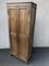 Small Antique Rustic Fir Wardrobe 1