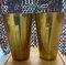 Vintage Golden Vases by Sergio Costantini, 1980s, Set of 2 1
