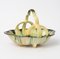 Drip Glaze Pottery Basket form Faiencerie Thulin, 1920s, Image 10