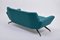 Mid-Century Modern Sofa with Metal Base by Rossi di Albizzate for Lenzi, 1950s 11