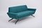 Mid-Century Modern Sofa with Metal Base by Rossi di Albizzate for Lenzi, 1950s 2
