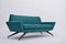 Mid-Century Modern Sofa with Metal Base by Rossi di Albizzate for Lenzi, 1950s 13