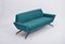 Mid-Century Modern Sofa with Metal Base by Rossi di Albizzate for Lenzi, 1950s 14