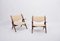 Palisander Sawbuck Sessel von Hans J. Wegner, 1950er, 2er Set 4