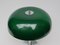 Mushroom Chrome Table Lamp with Dark Green Plastic Shade, 1960s 6