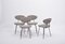 Mid-Century Modern Dining Chairs by Rudolf Wolf for Elsrijk, 1950s, Set of 4, Image 8