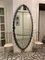 Large Grey Mirror from Cristal Arte, 1950s 4