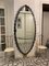 Large Grey Mirror from Cristal Arte, 1950s, Image 4