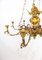French Church Chandelier in Bronze with Beautiful Decorations, 1880s 2