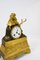 French Fireplace Clock in Gilded Bronze, 1820s 4