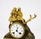 Horloge de Cheminée en Bronze Doré, France, 1820s 3