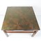 Vintage Decorative Metal Topped Coffee Table, 1970s 3