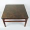 Vintage Decorative Metal Topped Coffee Table, 1970s 2