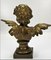 Angel Putto francés antiguo de bronce de Auguste Moreau, Imagen 5