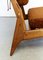 German Oak Hunting Chair & Ottoman from VEB Hellerau, Immagine 12