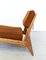 German Oak Hunting Chair & Ottoman from VEB Hellerau, Immagine 7