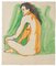 Nude - Original Watercolor on Paper by Jean Delpech - 1960s, Image 1