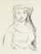 Woman - Original Lithograph by Domenico Purificato - 1950s 1