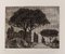 Rome, Park of the Aqueducts - Original Etching by A. Buratti - 1967 1