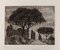 Rome, Park of the Aqueducts - Original Etching by A. Buratti - 1967, Image 1