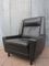 Mid-Century Black Leather Easy Chair from Leolux, 1960s, Immagine 3