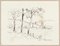 Paysage - Dibujo de tinta china original de Abel Pierre Renault - Mid-1900 Mid-1900, Imagen 1