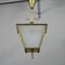 French Art Deco Ceiling Lamp, 1940s, Image 3