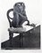 Sitting Monkey - Original Etching by Leo Guida - 1972 1972 1