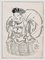 Japanese Man - Woodblock Print de Takibana Morikuni - 1749 1749, Imagen 1