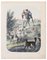 Stilt-Walking Shepherds - Lithographie Originale - 1860 1860 1