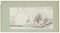 Sleeping Dog - Pencil Drawing on Paper - Late 19th Century Late 19th Century 1