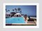 Molly Wilmot's Pool Oversize C Print Framed in White by Slim Aarons 2