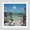 Impresión Nassau Beach Hotel Oversize C con marco blanco de Slim Aarons, Imagen 2