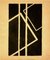 Schwarze Geometrische Komposition - China Tusche Zeichnung von F. Kupka 1950 2
