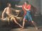 Muzio Scevola and Porsenna - Original Oil on Canvas by Gaspare Landi - Late 1700 Late 18th Century 2