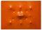 Extroversion on Orange - Enamel on Canvas von Giorgio Lo Fermo - 2016 2016 1