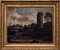 Port View with Tower - Original Oil on Canvas by Adriaen van Der Cabel - 1600 17th Century 2