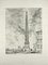 Obelisco Egizio (Egyptian Obelisk) - Gravure à l'eau-forte par GB Piranesi 1759 1
