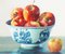 Stillleben mit Äpfeln - Original Öl auf Leinwand von Zhang Wei Guang - 2000 2000 2