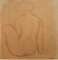 Nude Woman Original Pencil Drawing by Artistide Maillol XIX-XX centuries 1