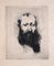 Portrait of Bearded Man Alphonse Hirsch - Gravure à l'Eau-Forte par G. De Nittis -1875 1875 1