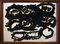 Untitled - Original Oil on Paper by Yannis Kounellis - Late 20th Century Late 20th Century 1