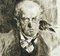 Retrato de Adolph Menzel - Grabado Original de Giovanni Boldini - 1897 1897, Imagen 3