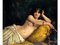 Portrait of Odalisque - Oil on Canvas by Giovanni Costa - 1858 1858, Image 1