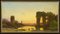 Paesaggio tiberiano con antiche rovine - Olio di Hermann Corrodi, fine XIX secolo Fine XIX secolo, Immagine 2