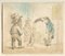 L'amour Croise des Race - Aquarell und Tinte Zeichnung von JJ Grandville - 1833 1833 1