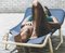 Woman Sunbathing - Oil on Canvas by A. Titonel - 1975 1975, Image 1