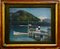 Jetty on the Lake Iseo - Original Oil on Board par P. Marussig - 1928/30 1928/30 2